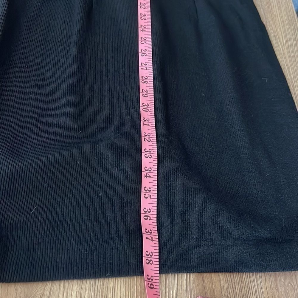 Vintage ILGWU label knit dress black made in USA size 8 - Picture 7 of 12